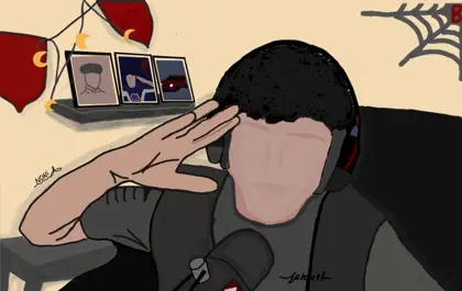 Drawing · The salute